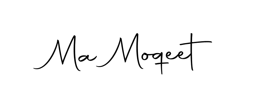 How to make Ma Moqeet name signature. Use Autography-DOLnW style for creating short signs online. This is the latest handwritten sign. Ma Moqeet signature style 10 images and pictures png