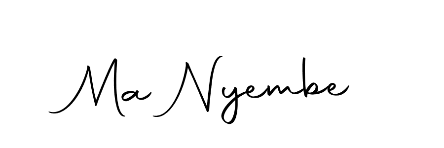 if you are searching for the best signature style for your name Ma Nyembe. so please give up your signature search. here we have designed multiple signature styles  using Autography-DOLnW. Ma Nyembe signature style 10 images and pictures png