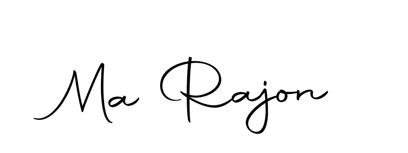 Design your own signature with our free online signature maker. With this signature software, you can create a handwritten (Autography-DOLnW) signature for name Ma Rajon. Ma Rajon signature style 10 images and pictures png