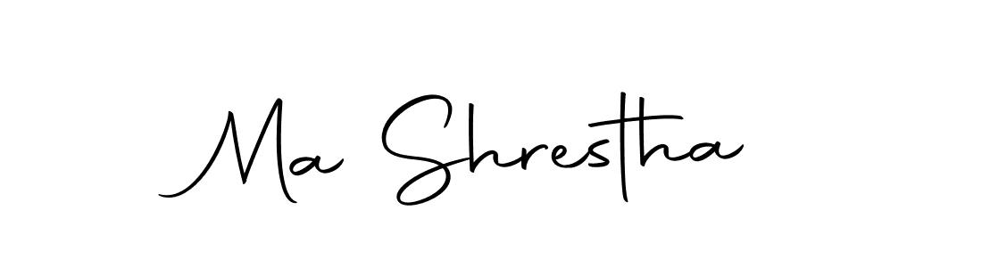 Similarly Autography-DOLnW is the best handwritten signature design. Signature creator online .You can use it as an online autograph creator for name Ma Shrestha. Ma Shrestha signature style 10 images and pictures png