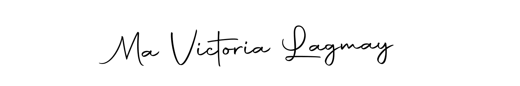 This is the best signature style for the Ma Victoria Lagmay name. Also you like these signature font (Autography-DOLnW). Mix name signature. Ma Victoria Lagmay signature style 10 images and pictures png