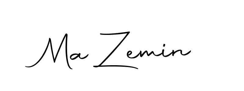 Design your own signature with our free online signature maker. With this signature software, you can create a handwritten (Autography-DOLnW) signature for name Ma Zemin. Ma Zemin signature style 10 images and pictures png