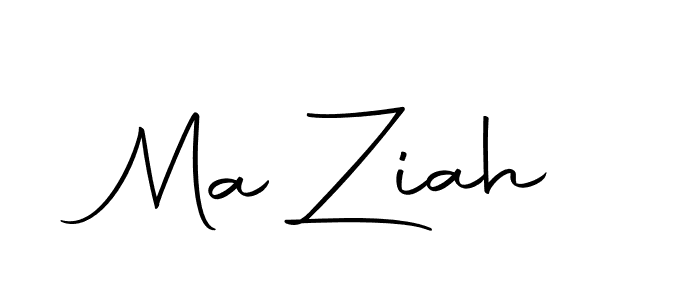 Make a beautiful signature design for name Ma Ziah. Use this online signature maker to create a handwritten signature for free. Ma Ziah signature style 10 images and pictures png
