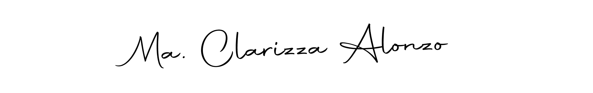 Make a beautiful signature design for name Ma. Clarizza Alonzo. With this signature (Autography-DOLnW) style, you can create a handwritten signature for free. Ma. Clarizza Alonzo signature style 10 images and pictures png