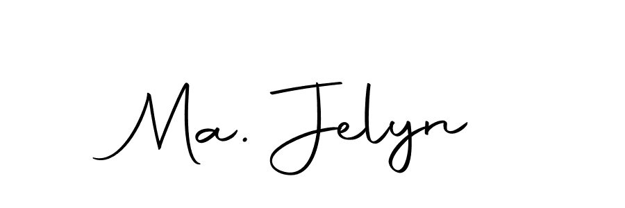 Ma. Jelyn stylish signature style. Best Handwritten Sign (Autography-DOLnW) for my name. Handwritten Signature Collection Ideas for my name Ma. Jelyn. Ma. Jelyn signature style 10 images and pictures png