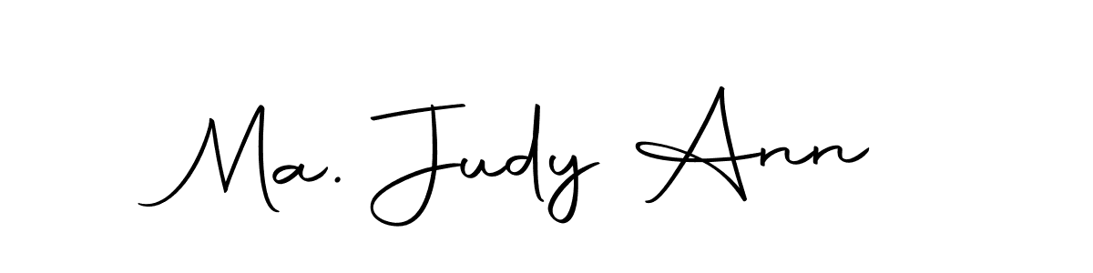 Use a signature maker to create a handwritten signature online. With this signature software, you can design (Autography-DOLnW) your own signature for name Ma. Judy Ann. Ma. Judy Ann signature style 10 images and pictures png