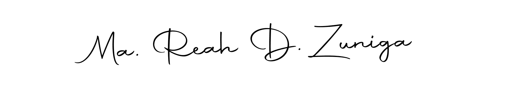 It looks lik you need a new signature style for name Ma. Reah D. Zuniga. Design unique handwritten (Autography-DOLnW) signature with our free signature maker in just a few clicks. Ma. Reah D. Zuniga signature style 10 images and pictures png