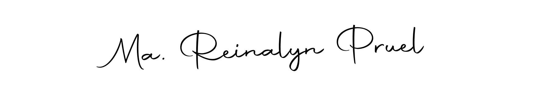 Make a short Ma. Reinalyn Pruel signature style. Manage your documents anywhere anytime using Autography-DOLnW. Create and add eSignatures, submit forms, share and send files easily. Ma. Reinalyn Pruel signature style 10 images and pictures png