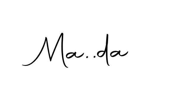 Make a beautiful signature design for name Ma..da. Use this online signature maker to create a handwritten signature for free. Ma..da signature style 10 images and pictures png