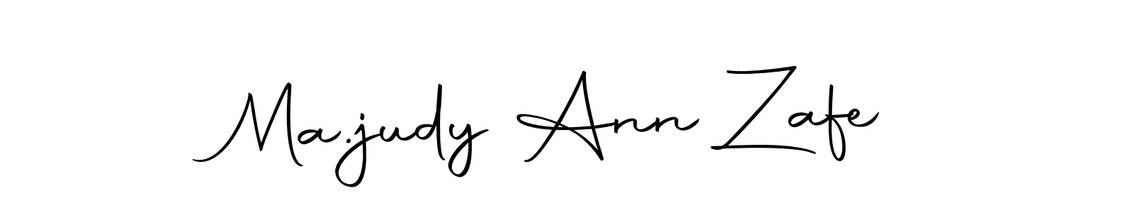 Make a beautiful signature design for name Ma.judy Ann Zafe. Use this online signature maker to create a handwritten signature for free. Ma.judy Ann Zafe signature style 10 images and pictures png