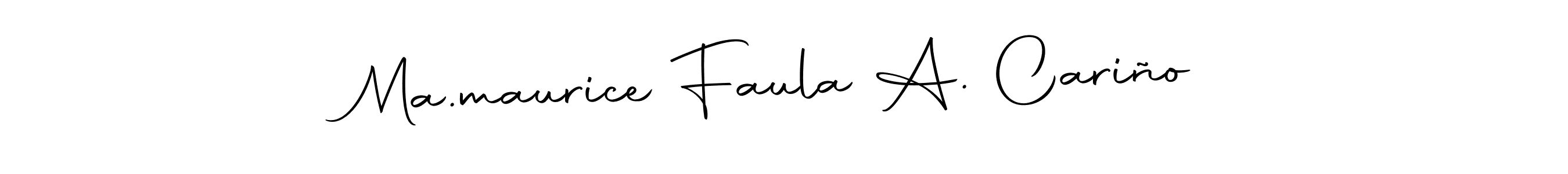 Once you've used our free online signature maker to create your best signature Autography-DOLnW style, it's time to enjoy all of the benefits that Ma.maurice Faula A. Cariño name signing documents. Ma.maurice Faula A. Cariño signature style 10 images and pictures png
