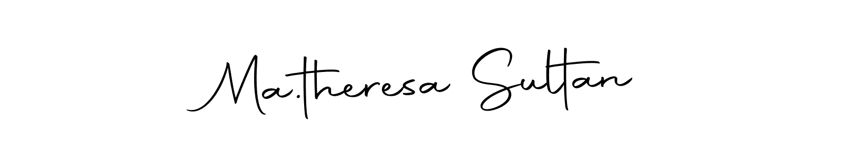 You can use this online signature creator to create a handwritten signature for the name Ma.theresa Sultan. This is the best online autograph maker. Ma.theresa Sultan signature style 10 images and pictures png