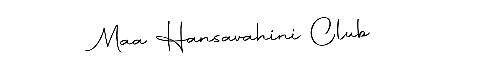 Make a beautiful signature design for name Maa Hansavahini Club. Use this online signature maker to create a handwritten signature for free. Maa Hansavahini Club signature style 10 images and pictures png