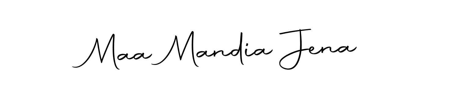 Create a beautiful signature design for name Maa Mandia Jena. With this signature (Autography-DOLnW) fonts, you can make a handwritten signature for free. Maa Mandia Jena signature style 10 images and pictures png