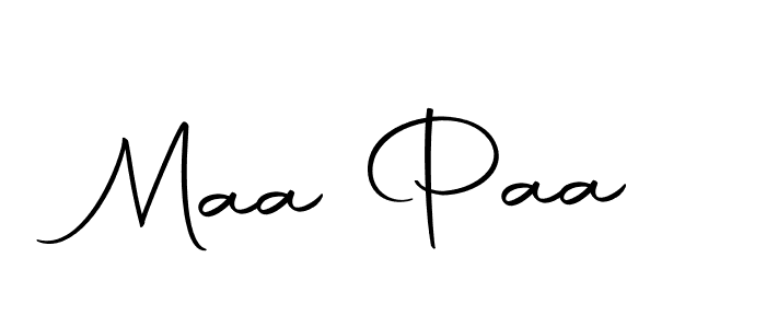 Create a beautiful signature design for name Maa Paa. With this signature (Autography-DOLnW) fonts, you can make a handwritten signature for free. Maa Paa signature style 10 images and pictures png