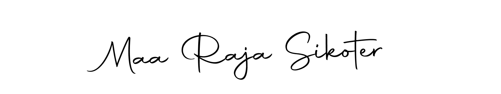 You can use this online signature creator to create a handwritten signature for the name Maa Raja Sikoter. This is the best online autograph maker. Maa Raja Sikoter signature style 10 images and pictures png