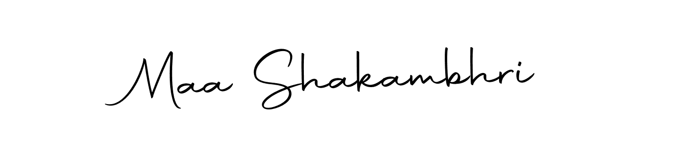 The best way (Autography-DOLnW) to make a short signature is to pick only two or three words in your name. The name Maa Shakambhri include a total of six letters. For converting this name. Maa Shakambhri signature style 10 images and pictures png