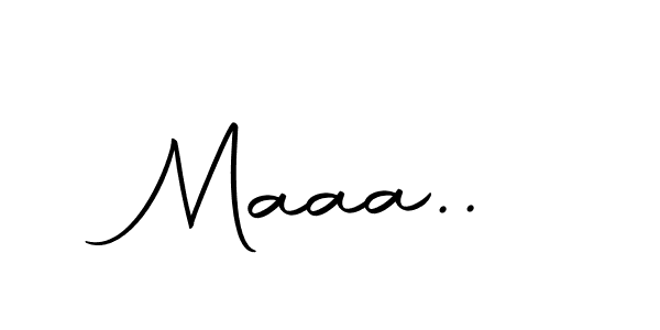 You can use this online signature creator to create a handwritten signature for the name Maaa... This is the best online autograph maker. Maaa.. signature style 10 images and pictures png