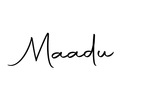 How to make Maadu name signature. Use Autography-DOLnW style for creating short signs online. This is the latest handwritten sign. Maadu signature style 10 images and pictures png