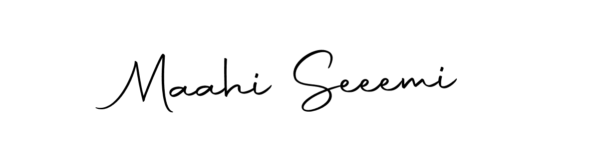 Maahi Seeemi stylish signature style. Best Handwritten Sign (Autography-DOLnW) for my name. Handwritten Signature Collection Ideas for my name Maahi Seeemi. Maahi Seeemi signature style 10 images and pictures png