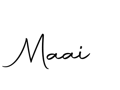 Create a beautiful signature design for name Maai. With this signature (Autography-DOLnW) fonts, you can make a handwritten signature for free. Maai signature style 10 images and pictures png