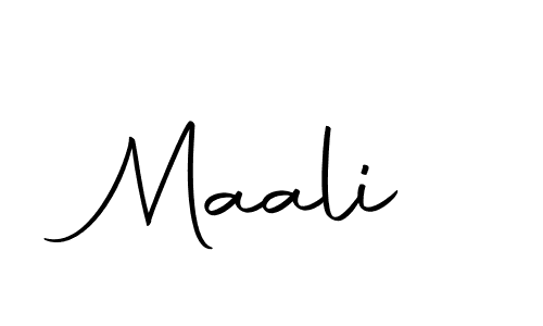 Create a beautiful signature design for name Maali. With this signature (Autography-DOLnW) fonts, you can make a handwritten signature for free. Maali signature style 10 images and pictures png