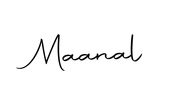Create a beautiful signature design for name Maanal. With this signature (Autography-DOLnW) fonts, you can make a handwritten signature for free. Maanal signature style 10 images and pictures png