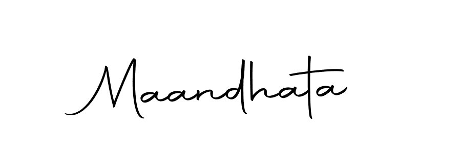 Use a signature maker to create a handwritten signature online. With this signature software, you can design (Autography-DOLnW) your own signature for name Maandhata. Maandhata signature style 10 images and pictures png