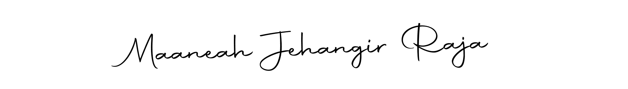 Design your own signature with our free online signature maker. With this signature software, you can create a handwritten (Autography-DOLnW) signature for name Maaneah Jehangir Raja. Maaneah Jehangir Raja signature style 10 images and pictures png