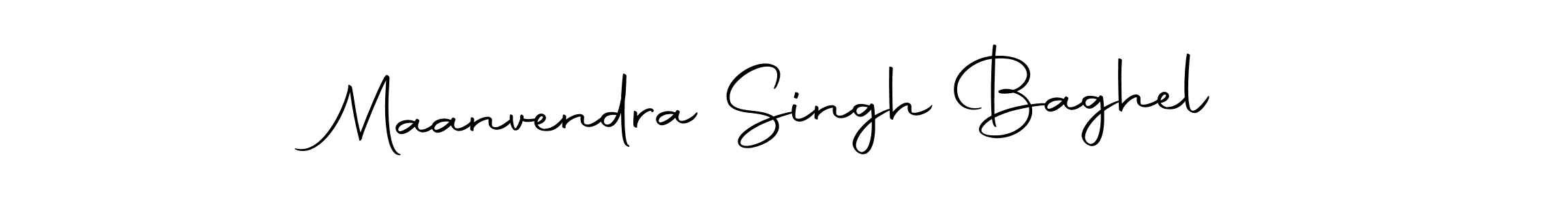 How to make Maanvendra Singh Baghel name signature. Use Autography-DOLnW style for creating short signs online. This is the latest handwritten sign. Maanvendra Singh Baghel signature style 10 images and pictures png