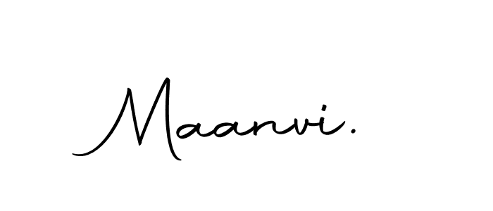 Create a beautiful signature design for name Maanvi.. With this signature (Autography-DOLnW) fonts, you can make a handwritten signature for free. Maanvi. signature style 10 images and pictures png