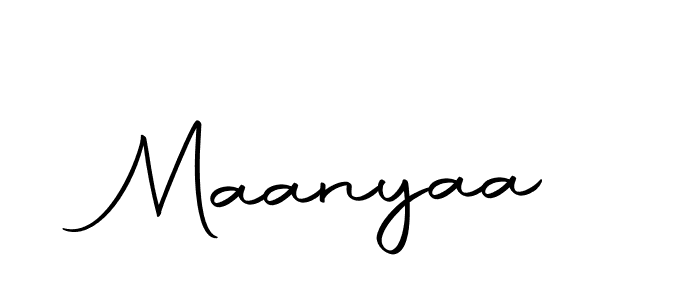 Also we have Maanyaa name is the best signature style. Create professional handwritten signature collection using Autography-DOLnW autograph style. Maanyaa signature style 10 images and pictures png