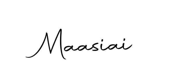 Make a beautiful signature design for name Maasiai. With this signature (Autography-DOLnW) style, you can create a handwritten signature for free. Maasiai signature style 10 images and pictures png
