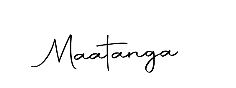 Create a beautiful signature design for name Maatanga. With this signature (Autography-DOLnW) fonts, you can make a handwritten signature for free. Maatanga signature style 10 images and pictures png