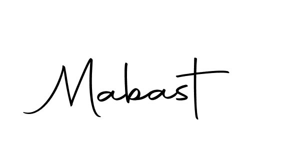 Use a signature maker to create a handwritten signature online. With this signature software, you can design (Autography-DOLnW) your own signature for name Mabast. Mabast signature style 10 images and pictures png