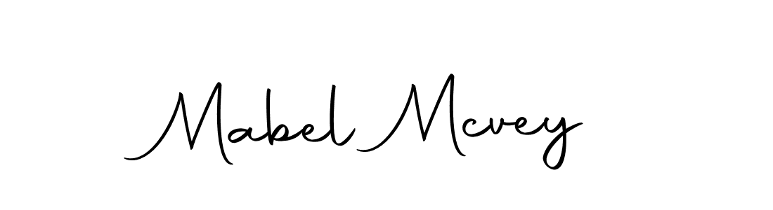 Design your own signature with our free online signature maker. With this signature software, you can create a handwritten (Autography-DOLnW) signature for name Mabel Mcvey. Mabel Mcvey signature style 10 images and pictures png