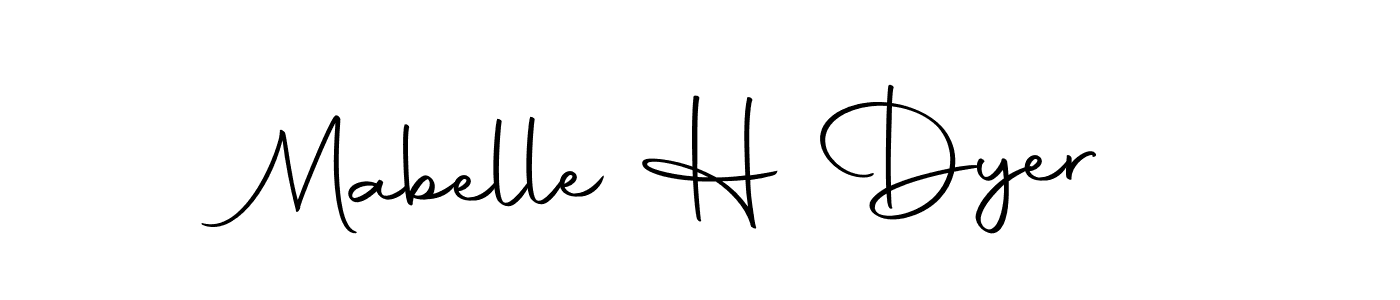 Make a short Mabelle H Dyer signature style. Manage your documents anywhere anytime using Autography-DOLnW. Create and add eSignatures, submit forms, share and send files easily. Mabelle H Dyer signature style 10 images and pictures png