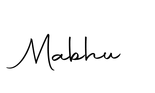 Make a beautiful signature design for name Mabhu. Use this online signature maker to create a handwritten signature for free. Mabhu signature style 10 images and pictures png