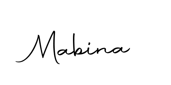 Mabina stylish signature style. Best Handwritten Sign (Autography-DOLnW) for my name. Handwritten Signature Collection Ideas for my name Mabina. Mabina signature style 10 images and pictures png