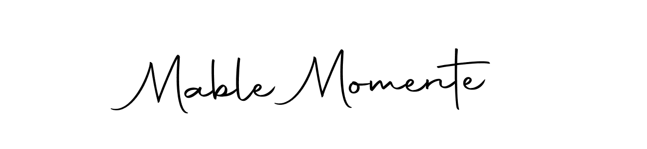 The best way (Autography-DOLnW) to make a short signature is to pick only two or three words in your name. The name Mable Momente include a total of six letters. For converting this name. Mable Momente signature style 10 images and pictures png