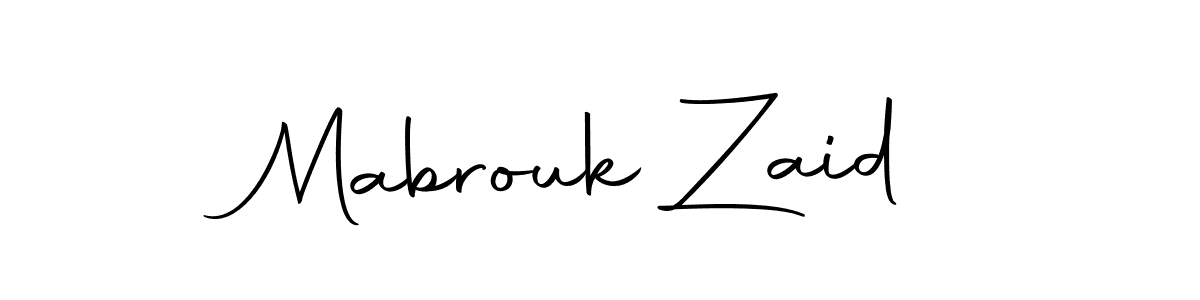 Make a short Mabrouk Zaid signature style. Manage your documents anywhere anytime using Autography-DOLnW. Create and add eSignatures, submit forms, share and send files easily. Mabrouk Zaid signature style 10 images and pictures png