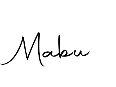 Use a signature maker to create a handwritten signature online. With this signature software, you can design (Autography-DOLnW) your own signature for name Mabu. Mabu signature style 10 images and pictures png