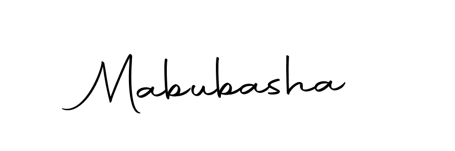 You should practise on your own different ways (Autography-DOLnW) to write your name (Mabubasha) in signature. don't let someone else do it for you. Mabubasha signature style 10 images and pictures png