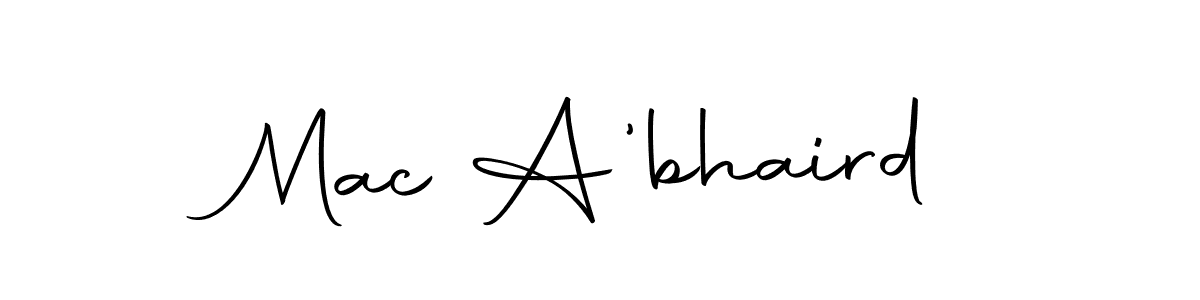 Also we have Mac A'bhaird name is the best signature style. Create professional handwritten signature collection using Autography-DOLnW autograph style. Mac A'bhaird signature style 10 images and pictures png