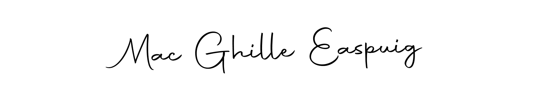 Make a beautiful signature design for name Mac Ghille Easpuig. Use this online signature maker to create a handwritten signature for free. Mac Ghille Easpuig signature style 10 images and pictures png