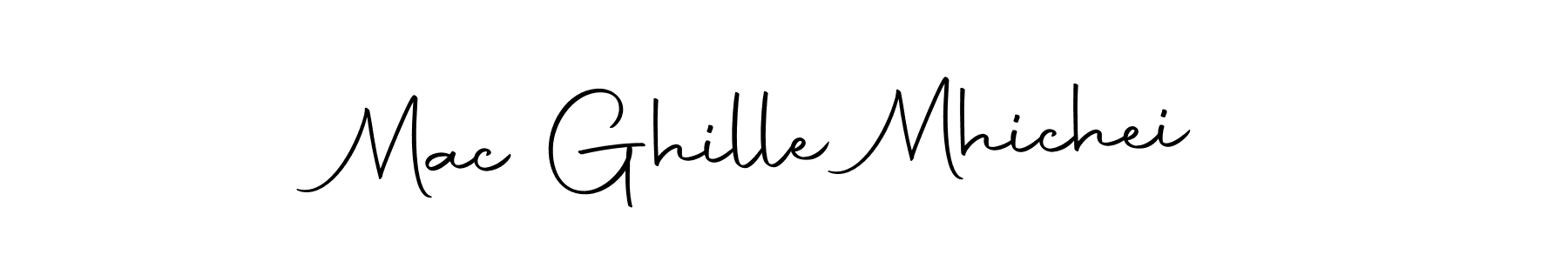 This is the best signature style for the Mac Ghille Mhichei name. Also you like these signature font (Autography-DOLnW). Mix name signature. Mac Ghille Mhichei signature style 10 images and pictures png