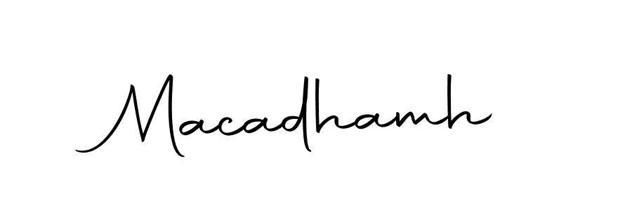 How to make Macadhamh name signature. Use Autography-DOLnW style for creating short signs online. This is the latest handwritten sign. Macadhamh signature style 10 images and pictures png