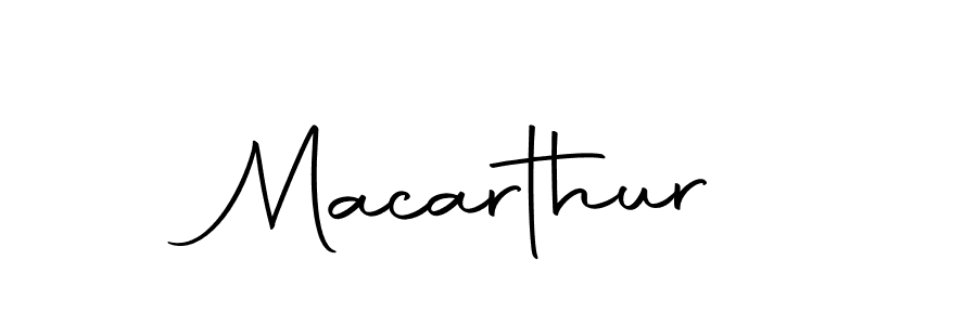 How to make Macarthur name signature. Use Autography-DOLnW style for creating short signs online. This is the latest handwritten sign. Macarthur signature style 10 images and pictures png
