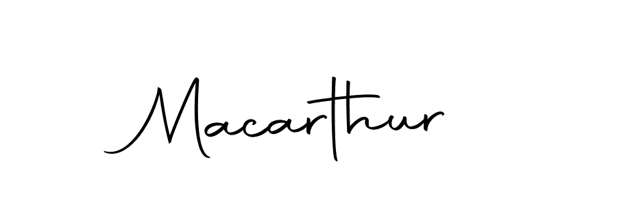 How to make Macarthur name signature. Use Autography-DOLnW style for creating short signs online. This is the latest handwritten sign. Macarthur signature style 10 images and pictures png