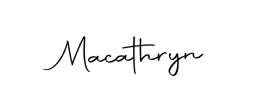 Make a beautiful signature design for name Macathryn. Use this online signature maker to create a handwritten signature for free. Macathryn signature style 10 images and pictures png